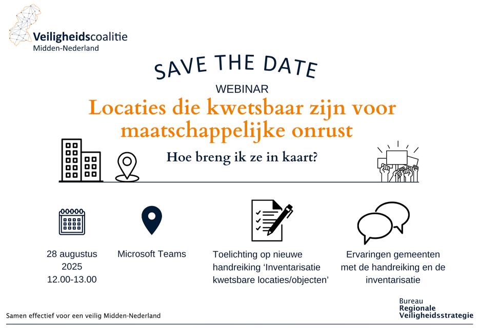 Gemeenten: gebruik de handreiking inventarisatie kwetsbare locaties/ objecten voor maatschappelijke onrust